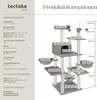 tectake® Kratzbaum Lilou 165 cm inklusive 4 Spielbällen, Produktbild-Vorschau 5