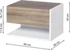 A product image of a wall-mounted nightstand with dimensions indicated. Produktbild-Vorschau