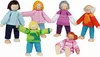 goki Biegepuppen Moderne Familie, 6teilig Produktbild-Vorschau 1