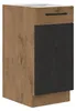 Vigo Unterschrank 40 cm Eiche Lancelot Matera Grau Produktbild-Vorschau 1