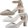 Tamaris Pumps - Weiß Glam Synthetik Größe: 39 Normal Produktbild-Vorschau 1