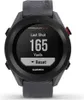A close-up of a Garmin Approach S12 golf watch displaying the 'Last Shot' distance. Produktbild-Vorschau