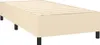 Boxspringbett mit Matratze Creme 90x200 cm Stoff Produktbild-Vorschau 3
