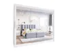 Easy4You LIII 250 cm Weiß Schiebetüren Kleiderschrank Produktbild-Vorschau 2