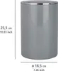 WENKO Abfall Eimer Inca grey 5 L Schwingdeckel Müll Produktbild-Vorschau 4