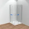 Duschkabine 90x120x185 cm Pendeltür/Scharniertür, Produktbild-Vorschau 11