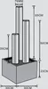 KÖHKO® Springbrunnen Höhe 85 cm aus Edelstahl mit Produktbild-Vorschau 5
