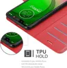 A red phone case with a phone inside, showing the screen and some text. Náhľad obrázku produktu