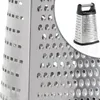 com-four® Küchenreibe mit Auffangbehälter - vielseitige Produktbild-Vorschau 3
