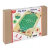 The image shows the retail packaging of a tabletop soccer game. Produktbild-Vorschau