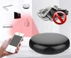 A collage of smart home devices and a smartphone app interface, with a central product image. Produktbild-Vorschau
