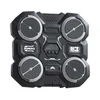 A black and gray boxing training machine with four circular pads and a central control panel. Produktbild-Vorschau