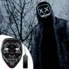 Schwarze LED-Leuchtmaske für Halloween-Horrorparty Produktbild-Vorschau 5