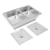 Set électrique Chafing Dish Buffet Serveur de buffet en Voir les images du produit 7