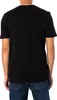 A person wearing a black t-shirt and blue jeans, viewed from the back. Produktbild-Vorschau