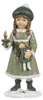 Clayre & Eef Dekorationsfigur Mädchen 13 cm Grün Polyresin Produktbild-Vorschau 1