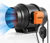 VEVOR Inline-Duct-Lüfter, 6-Zoll 402 CFM mit Temperatur- Produktbild-Vorschau 2
