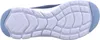 The sole of a blue and white sneaker is shown from an underneath view. Voir les images du produit