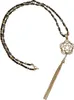 Steuer Modeschmuck Anhänger mit Kette Metall 71 schwarz Produktbild-Vorschau 1