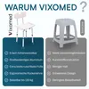 Sedia da doccia VixoMed® con schienale – Sgabello da doccia Anteprima dell’immagine prodotto 6