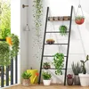COSTWAY Drabinka na ręczniki 180 x 60 cm, wieszak na Podgląd zdjęcia produktu 6