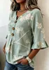 ASKSA - Chemisier pour femme, en mousseline, style t-shirt, Voir les images du produit 6