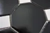Achteck Mosaik Keramik Octa schwarz matt mit weiß glänzend Produktbild-Vorschau 2