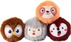 Tennisball Hundespielzeug Plüsch Quietschig Fetch 4 Stück Produktbild-Vorschau 1