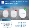 BENKSTEIN Premium Toilettendeckel - antibakteriell D-Form Produktbild-Vorschau 9