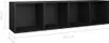 vidaXL Bibliothèque/armoire TV noire 36x30x143 cm Bois Voir les images du produit 16