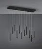 LED lustr Trio Tubular 11x 2,5 W 11x350 lm 3000 K černý Náhled obrázku produktu 3