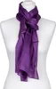 Seidenschal Halstuch Schal violett lila Seide 180x45cm Produktbild-Vorschau 3