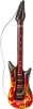 Aufblasbare Luftgitarre Rockstar Flamme 105 cm Produktbild-Vorschau 4
