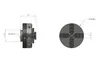 PAULIMOT Mini Vierbackenfutter 50 mm zentral verstellbar Produktbild-Vorschau 2