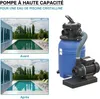 Wiltec Filtre à sable et particules – 180 W – capacité 14 l Voir les images du produit 7