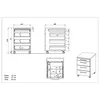 Büromöbel Set Schreibtisch mit Rollcontainer PRATO-01 in Produktbild-Vorschau 6