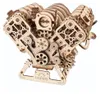 Puzzle 3D, Motore V8, Ugears, legno, 776 pezzi Anteprima dell’immagine prodotto 12
