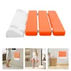 A collage of images showing a foldable shower seat in different settings. Náhled obrázku produktu