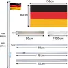 JOIEYOU Fahnenmast Aluminium 6,5m Höhenverstellbar Produktbild-Vorschau 2