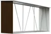 vidaXL Brennholzlager Verzinkter Stahl 330x84x152 cm Braun Produktbild-Vorschau 4