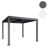 Pergola HWC-L46, záhradný lamelový pavilón, 11 cm hliníkový Náhľad obrázku produktu 8
