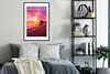 MuchoWow® Gerahmtes Poster Steg - Wasser - Sonne - Rosa - Produktbild-Vorschau 2