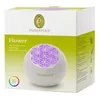 The image shows the retail packaging of a Primavera Aroma Diffuser "Flower". The product itself is visible on the front of the box. Anteprima dell’immagine prodotto