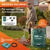 GARDEBRUK® Set 4 Sacchi Giardino 280L Sacco Raccolta Foglie Anteprima dell’immagine prodotto 3