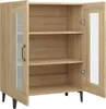 vidaXL Příborník Sonoma Dub 69,5x34x90 cm výrobek ze dřeva Náhled obrázku produktu 7