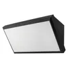A black and white outdoor wall light fixture against a white background. Produktbild-Vorschau