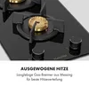 Klarstein Gasherd, Gaskochfeld 2 Flammig, Einbau-Gaskocher Produktbild-Vorschau 3