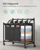 SONGMICS koš na prádlo 4×35 l, černý Náhled obrázku produktu 7