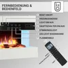 Fuoco elettrico Balderia Helia bianco 2000 Watt incl. Anteprima dell’immagine prodotto 6