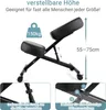 Tabouret ergonomique, roulettes verrouillables, réglable en Voir les images du produit 2